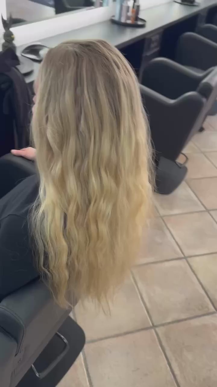 Balayage mit weichen Übergängen beim Damenfriseur PerLa Mirage Coiffeur in Schweinfurt